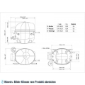 Kompressor Aspera Embraco NEK6210Z, HBP - R134a, 220-240V, 50Hz