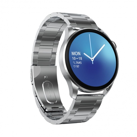 MIRUX Smartwatch, Jahr 2022 Neueste 1,36 Zoll Rund HD Bildschirm Fitness Tracker Uhr Touch Screen Fitness Armband Pulsuhr IP68 W