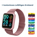 Zodight P70 Herren Smart Watch Damen Armband,mit Blutdruck Herzfrequenzmesser Schrittzähler Fitness Tracker Smartwatch für iOS A
