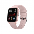P8 1,4-Zoll-Farbbildschirm Smart Watch, BT, IP67 Wasserdicht, Blutdruck-Herzfrequenzmessung mit Kieselgel-Armband, Farbe: Dunkel