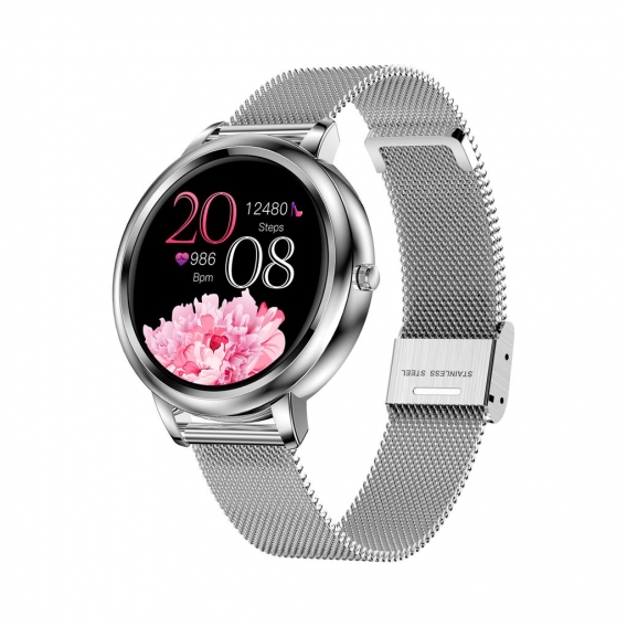 Frauen Smart Watch Fitness Tracker Bluetooth Armband Smart Sportband Herzfrequenz Blutdruck Schlafmonitor Armband Touchscreen IP