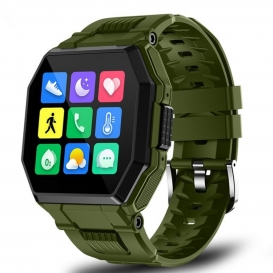 More about Linuode 2021 Luxus-Militärsport Herren Smartwatch Herren Vollbild-Touch Blutdruck Pulsmesser Bluetooth-Anruf Smartwatch