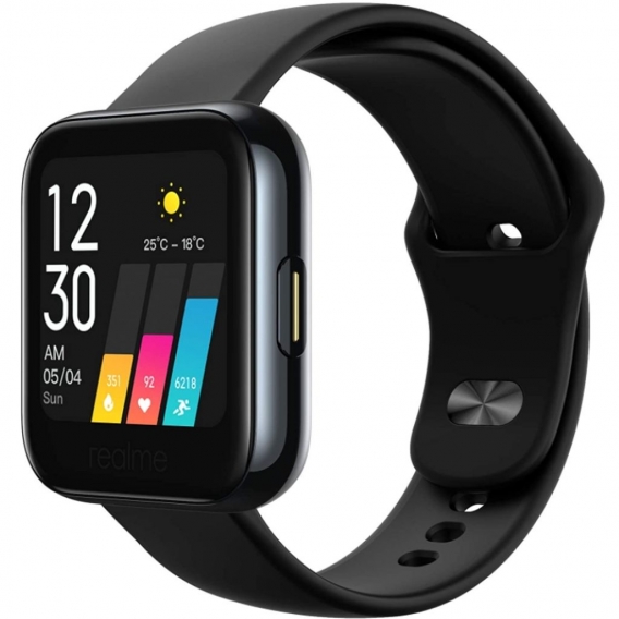 Realme Watch Black Smartwatch 1,4 Zoll Aktivitytracker Fitnesstracker Bluetooth