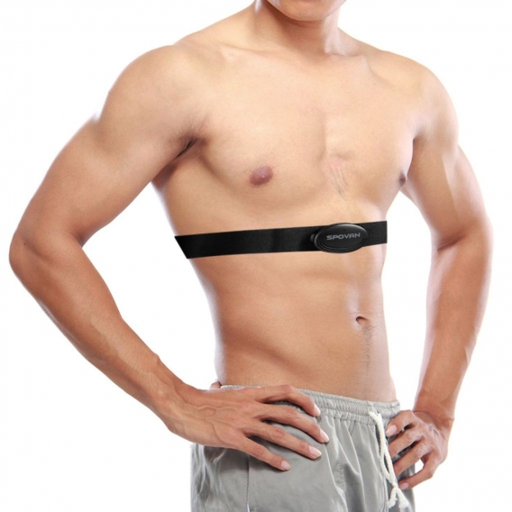 Drahtloser Sport-Herzfrequenzmesser Brustgurt Sensitiver Herzfrequenzsensor Wiederaufladbarer Herz-Rater-Monitor Laufen Radfahre
