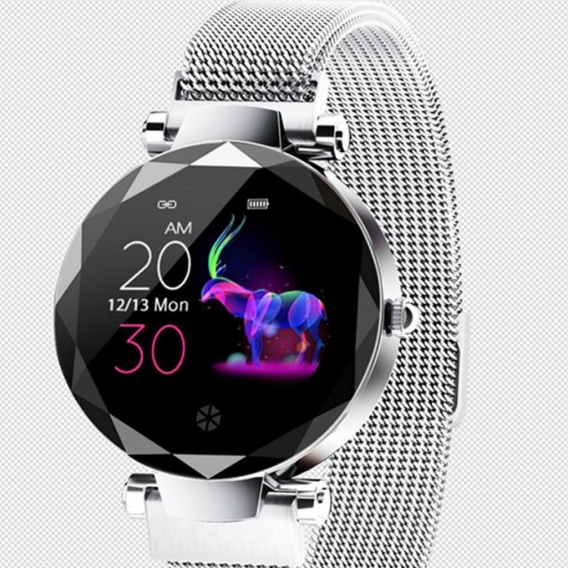 1 Stück Smartwatch Farbe Silber