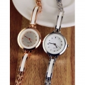 Damenmode Elegant Quarz Uhren Dame Graceful Bangle Watch Trendy Super Slim Armbanduhr