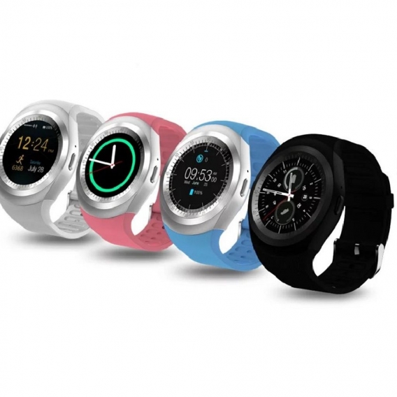 Smart Bluetooth Bracelet Watch Telefon Touchscreen SF-Y1 Blau