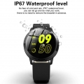 Outdoor Herzfrequenz Blutdruckmessgerät Bluetooth Smart Watch Sport Armband Silber Grau @ESSEN