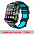 696 H1/W5 4G LTE Fitness Tracker Kinder/Kinder/Schš¹ler Smartwatch Blu