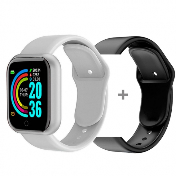 D20 Smart Watch M?nner Frauen Herzfrequenz Blutdruckmessger?t Fitness Tr