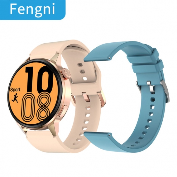 NFC Smart Watch 2022 Neue M?nner Frauen Smartwatch Tš¹rzugangskontrolle Blau