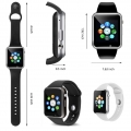 AcserGery X6 Curved Screen Bluetooth Smart Watch / Sport Fitness Smartwatch mit Sim-Kartensteckplatz Kamera kompatibel mit Andro