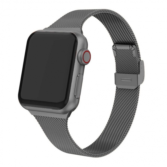 AcserGery Für Apple Watch 6 5 4 3 2 Armband Ersatzband / Edelstahl Ersatzschnalle Gürtel / Smartwatch Zubehör