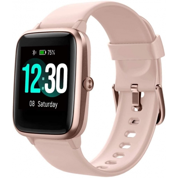 Smartwatch,smartwatch damen, Fitness Tracker Uhr 1.3" HD Voll Touchscreen, Damen Herren Uhren Watch für Android IOS, IP68 Fitnes