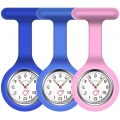 AcserGery Nurse Pocket Watch.3pcs Nurse Watch Silikon Brosche mit Pin für Krankenschwestern und alle anderen…