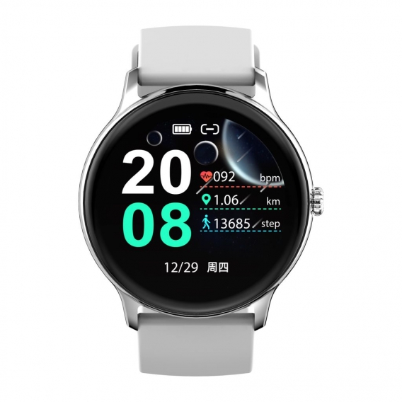 Z12 Smart Watch 2022 1,28-Zoll-HD-Bildschirm IP68 Wasserdichte Herzfrequenz-Blutsauerstoff-Gesundheits-Sport-Smartwatch Für Dame