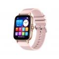 KT59 Smart Watch 1,69 Zoll Bluetooth Anruf Smartwatches Sport Tracker Für Android ios Pink