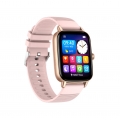 KT59 Smart Watch 1,69 Zoll Bluetooth Anruf Smartwatches Sport Tracker Für Android ios Pink