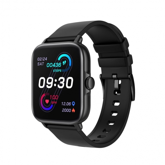 2021 Neue Y22 SmartWatches Bluetooth Call 1,7 Zoll Bildschirm Fitness Tracker Sport Wasserdichte Herzfrequenz SmartWatch Schwarz