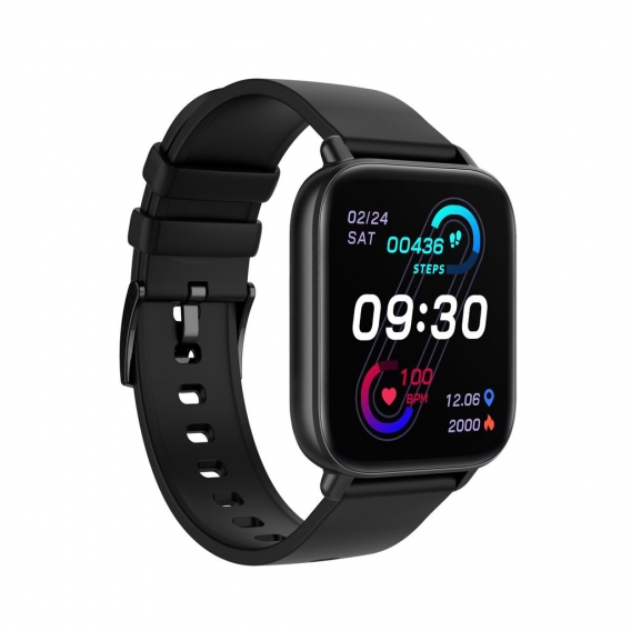 2021 Neue Y22 SmartWatches Bluetooth Call 1,7 Zoll Bildschirm Fitness Tracker Sport Wasserdichte Herzfrequenz SmartWatch Schwarz