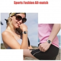 20mm Armband NylonKompatibel mit Samsung Watch Schnellwechsel Sport Uhrenarmband Elastisch Geflochtenes Ersatzarmbänder(Regenbog