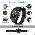 Pyzl Smart Watch V8 Bluetooth Sportuhren Smartwatch mit Kamera Sim Card Slot Armbanduhren für Android IOS