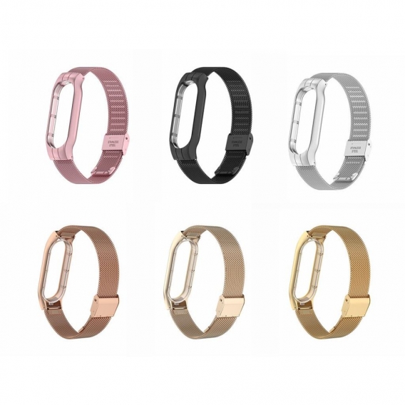 Pyzl Smart Watch Buckle Mesh Strap Smart Watch Strap Ersatz für XiaoMi 543