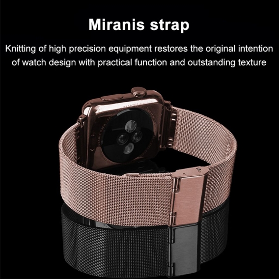 Edelstahl Armband, Ersatzarmband Kompatibel mit Watch 38-40mm/ 42-44mm , Smartwatch Ersatzarmbänder mit Magnet Kompatibel mit Wa