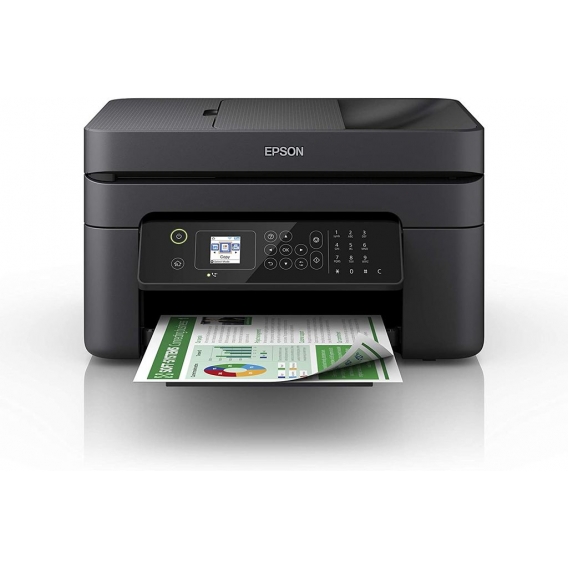 Epson Mulitfunktionsdrucker WorkForce WF2830DWF, 4in1, WLAN, Farbe: Schwarz