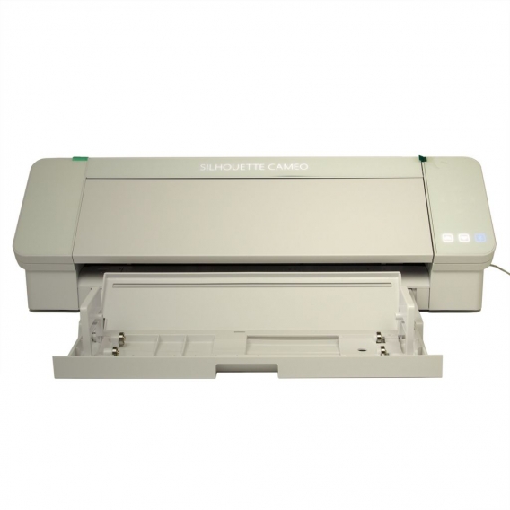 Silhouette America SILH-CAMEO-4-WHT-5T Silhouette Cameo 4 Schneideplotter, Weiß, 30,5 cm Schneidebreite