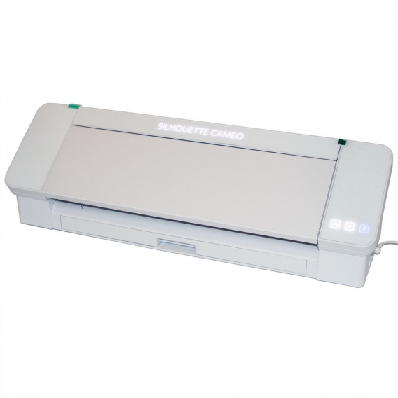 Silhouette America SILH-CAMEO-4-WHT-5T Silhouette Cameo 4 Schneideplotter, Weiß, 30,5 cm Schneidebreite