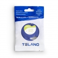 Telano® 3x kompatibles Dymo Papieretikett 91200 für Dymo LetraTag Etikettendrucker - Schwarz auf Weiß - 12 mm x 4 m - S0721510 E