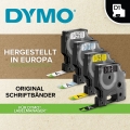 DYMO Original D1-Etikettenband | 9 mm x 7 m | schwarz auf weiß | selbstklebendes Etikettenband |Polyster | für LabelManager-Besc