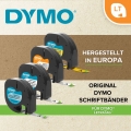 DYMO LetraTag LT-100H Beschriftungsgerät Handgerät | Tragbares Etikettiergerät mit ABC Tastatur | blau | Ideal fürs Büro oder zu