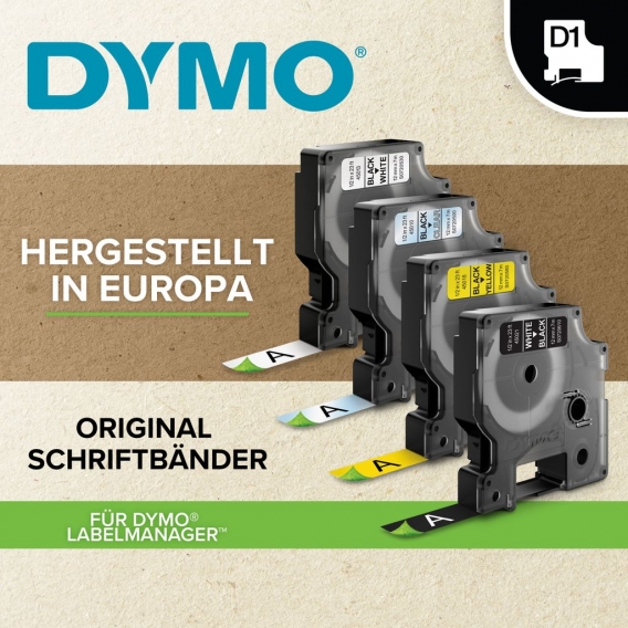 DYMO LabelManager 160 Tragbares Beschriftungsgerät | Etikettiergerät mit QWERTZ Tastatur | Einfache Textbearbeitung | für DYMO S