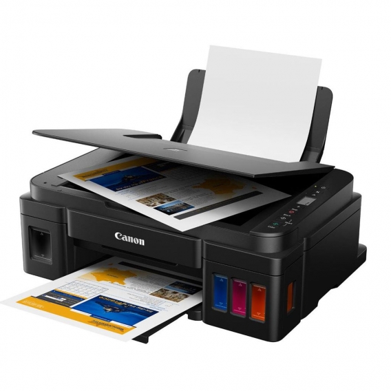 Canon PIXMA G2411, Tintenstrahl, Farbdruck, 4800 x 1200 DPI, 100 Blätter, A4, Schwarz Multifunktionsdrucker, USB