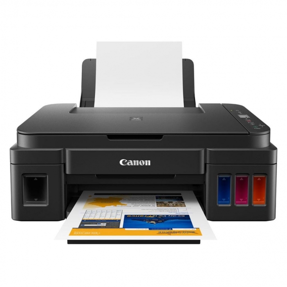 Canon PIXMA G2411, Tintenstrahl, Farbdruck, 4800 x 1200 DPI, 100 Blätter, A4, Schwarz Multifunktionsdrucker, USB