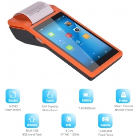 More about Aibecy All in One PDA Thermodrucker 58mm, Bluetooth Handheld Terminal Receipt Drucker Drahtlose WiFi tragbare Drucker Unterstütz