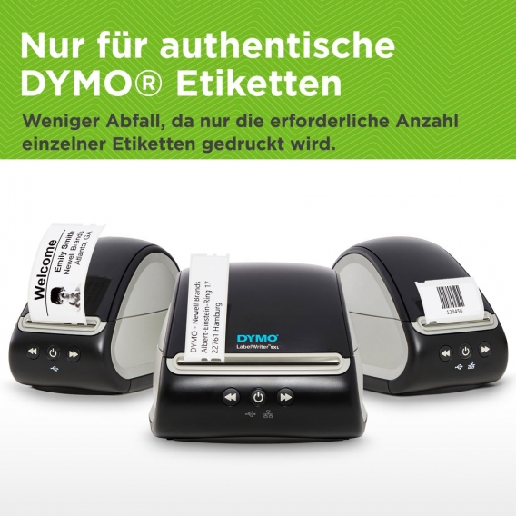 DYMO LabelWriter 550-Etikettendrucker | Etikettendrucker mit Thermodirektdruck | automatische Etikettenerkennung | druckt Adress