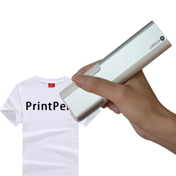 Tragbarer PrintPen-Handdrucker Inkjet Pen Tattoo-Druckmaschine Kompatibel mit Android / iOS-Smartphone für alle Oberflächen DIY 