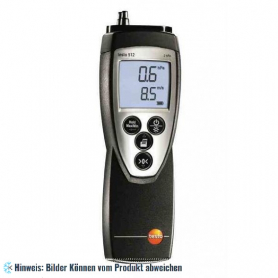 testo 512, Differenzdruck-Messgerät mit Messbereich 0 200 hPa