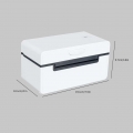 Aibecy Desktop-Thermoetikettendrucker USB & Bluetooth Thermodrucker 4x6-Etiketten-Barcodedrucker Kompatibel mit Amazon UPS Ebay 