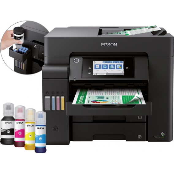 Epson EcoTank ET-5850 - Tintenstrahl - Farbdruck - 4800 x 2400 DPI - A4 - Direkter Druck - Schwarz Epson