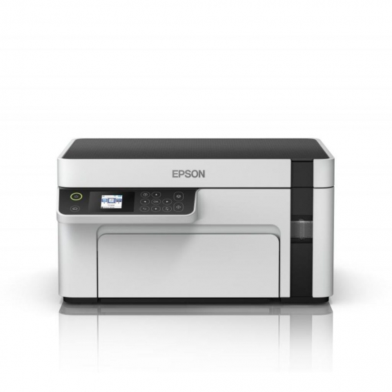 Epson Multifunktions-Kompaktdrucker EcoTank M2120 Schwarzweiß, Tintenstrahl, A4, Wi-Fi, Weiß