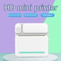 Neuer tragbarer Hausaufgaben Dokument und Fotodrucker Pocket Edition Schüler Mini Fehlerfragedrucker, weiß