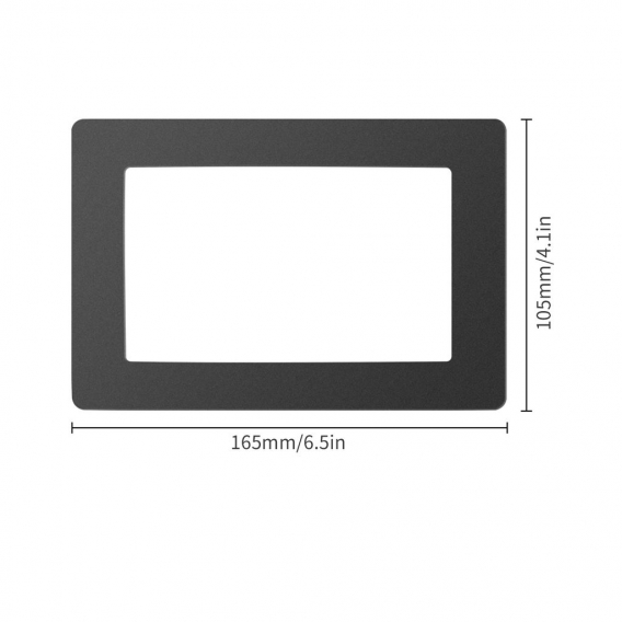 Schwarze LCD-Dichtung 6,5 x 4,1 Zoll Schutz vor Verschütten von Harz mit staubfreien Tüchern Kompatibel mit Wanhao D7 Anycubic P