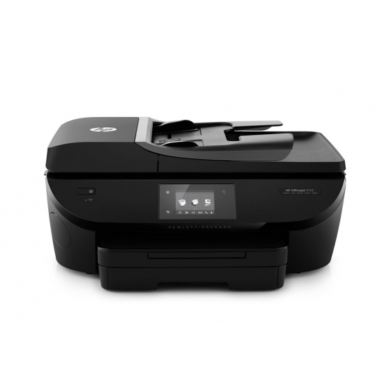 HP OfficeJet 5742, Tintenstrahl, Farbdruck, 4800 x 1200 DPI, Farbkopieren, A4, Schwarz