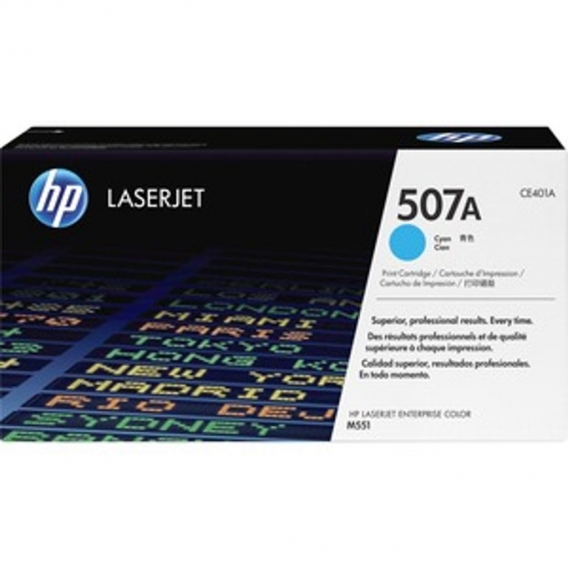 HP 507A Tonerkartusche - Cyan Original - Laserdruck - 1er Pack