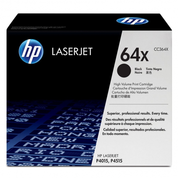 HP 64X Tonerkartusche - Schwarz Original - Einzelpackung - Laserdruck - 1er Each