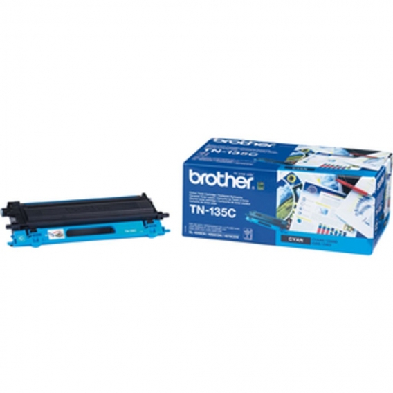 Brother TN-135C Tonerkartusche - Cyan - Laserdruck - 4000 Seiten - 1er Pack